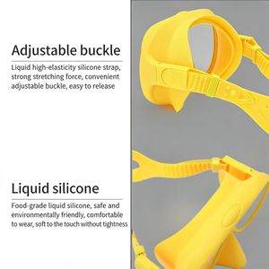 Máscara de Snorkel de Silicona sin Marco Personalizable, Gafas de <span class=keywords><strong>Buceo</strong></span> con Lentes de Vidrio Templado Antivaho - Product Image 4