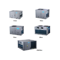 Pompe à chaleur Midea 98 kW 30 tonnes à économie d'énergie, climatiseur de toit R410A pour centre d'exposition et de conférence