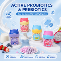 Collations aux fruits pour enfants, biscuits cuits sans additifs, production OEM, emballages de marque propre