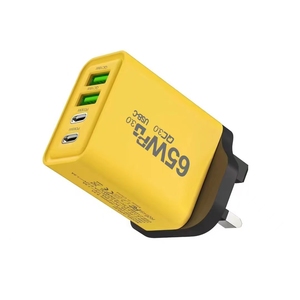 Cargador <span class=keywords><strong>GaN</strong></span> de 65W Tipo C de Tiktok con 4 Puertos, Cargador Tipo C con Carga Rápida PD, Enchufe Adaptador para UE, Reino Unido y EE. UU. para Teléfonos Xiaomi y Huawei - Product Image 2
