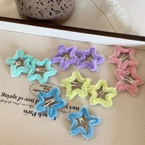 Bebek Ganchos Para El Cabello çocuklar için saç aksesuarları klipler Set paslanmaz çelik yürümeye başlayan yıldız Mini yapış saç klipler Metal kızlar - Product Image 5