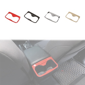 LUMA Factory Wholesale Multi Color ABS Rear Row Cup Holder Frame Cover Trim for 2016-2023 Pickup Truck Interior - Product Image 1