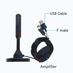 Antenna TV Mobile da Interno ANTUKO <span class=keywords><strong>AN</strong></span>-2004 con Base Magnetica, Guadagno 25 dBi, Gamma di Frequenza 174-862MHz, Prodotta in Cina - Product Image 5