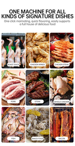 เครื่องผสมเนื้อสัตว์สุญญากาศสแตนเลสสำหรับหมักไก่ เป็ด ปลา เนื้อวัว เนื้อแห้ง 380V อุปกรณ์อุตสาหกรรม - Product Image 5
