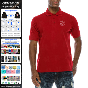 Polo en coton pour hommes de haute qualité, coupe classique, manches courtes, logo brodé personnalisé, vente en gros OEM - Product Image 1