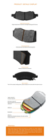 Plaquettes de frein pour BUICK Park Avenue 08/09- 92206846 D1351-8461