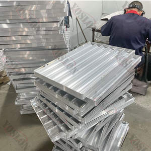 Plats à pain et moules à pain en aluminium antiadhésif YOSLON, <span class=keywords><strong>plaque</strong></span> <span class=keywords><strong>de</strong></span> <span class=keywords><strong>cuisson</strong></span> pour <span class=keywords><strong>boulanger</strong></span> commercial, demi-<span class=keywords><strong>plaque</strong></span> - Product Image 2