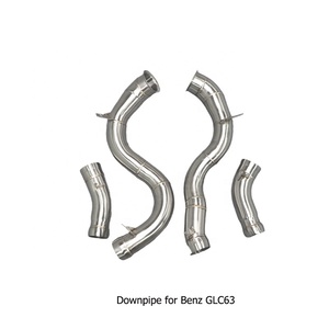 Tubería de Escape para Benz GLC63 GLC63 S X253 C253 M177 4.0T, Tubería Delantera de Acero Inoxidable 2018+ - Product Image 1