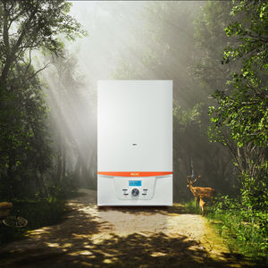 Efficiënte Muur-Opgehangen Aardgasketel 24kw-28kw-35kw Gas Stroombron Stalen Convector Voor Huis Slaapkamer Verwarmingssysteem - Product Image 5