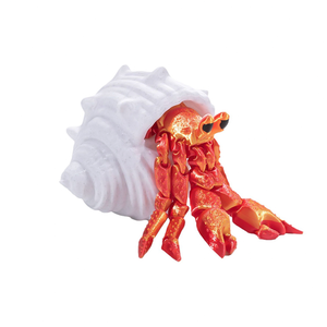 Juguete de Cangrejo Ermitaño con Articulaciones Integradas Desmontables y Móviles, Impreso en 3D, Figura de Animal Creativa para Niños, Hecho de Plástico Resistente - Product Image 5