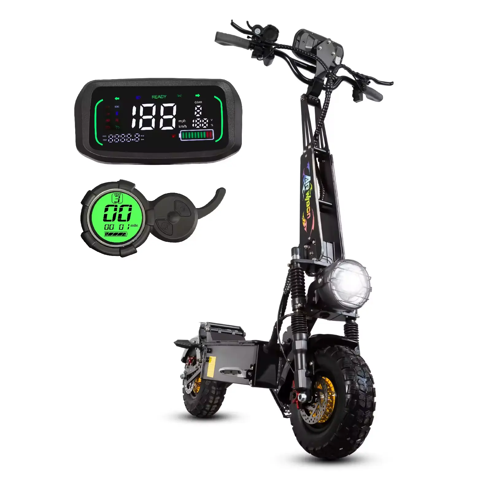 2024 nuovo u Stock Free Dropshiping 60V 65AH M01 13 "Off-Road 8000 Watt Scooter elettrico adulto con sedile