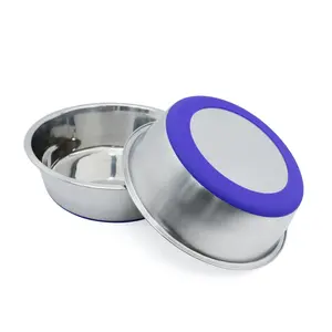 Cheap Price Non Slip Cat Water Feeder Stainless Steel Dog Food Bowl