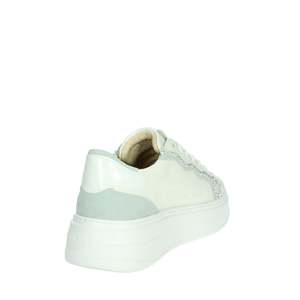 Zapatillas Donna K-10523 Bianco Rosa, Zapatos de Lona a la Moda - Product Image 3