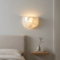 Applique murale moderne en coquille de Capiz naturelle, lampe de luxe en métal pour villa, salon, couloir, décoration intérieure