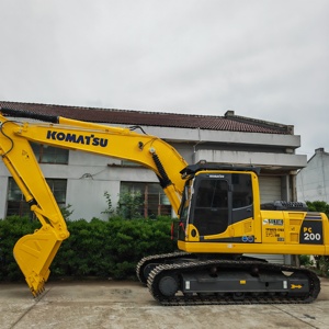 Excavadora de cadenas Komatsu PC200-8N1 usada con pocas horas de trabajo, excavadora mediana de 20 toneladas, maquinaria de excavación original japonesa. - Product Image 3