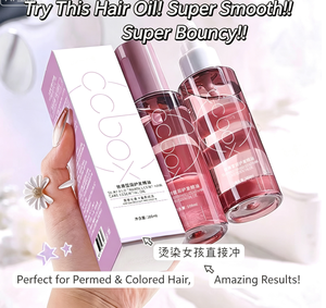 Flacon pulvérisateur d'huile essentielle pour soins capillaires, translucide et soyeux, emballage cosmétique, couleur personnalisée - Product Image 1