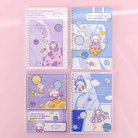 Nouveau produit : Carnet A5 à spirale avec couverture mignonne, fournitures de bureau, journal, agenda personnalisé, carnet de notes, carnet de planification d'affaires, carnet de notes pour étudiants