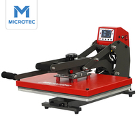 Presse à chaud MICROTEC Vector KHP-24 16x24 pouces à ouverture automatique et plateau coulissant pour T-shirts, DTF, sublimation, impression vinyle et textile OEM