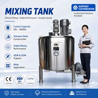 Mélangeur homogénéisateur en acier inoxydable Ace 100L pour produits chimiques, cire, déodorant, baume à lèvres – Équipement de chauffage et de mélange