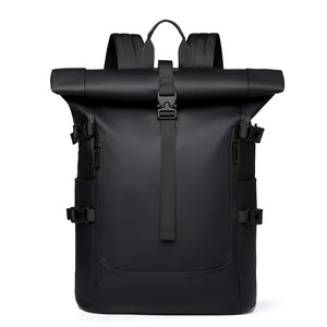 TOUGH SLHS Nylon <b>Backpack</b> 20-37L <b>Waterproof</b> Zipper Closure Minimalist Daily Use Business <b>School</b> <b>Backpack</b> - Product Image 1