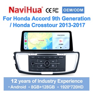 หน้าจอแอนดรอยด์ 13 ขนาด 12.3 นิ้ว รุ่นใหม่ Navihua พร้อมระบบนำทาง GPS เครื่องเล่นมัลติมีเดียในรถยนต์ วิทยุ รองรับ Carplay สำหรับรถยนต์ฮอนด้า แอคคอร์ด รุ่นที่ 9 ปี 2013-2018 - Product Image 2