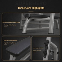 Banc de musculation pliable multifonctionnel en métal pour usage commercial, équipement de fitness à domicile, ensemble combiné haltères et barres, pour la musculation en salle de sport