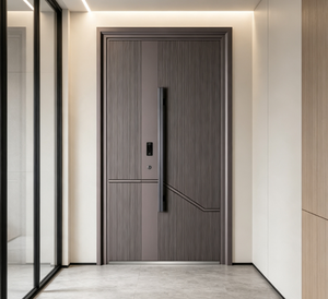 Porte de sécurité antivol minimaliste Qifan pour hôpitaux – Solution d'entrée moderne pour les établissements de santé avec protection haute sécurité - Product Image 1