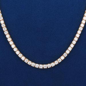 Lab Grown Diamond 925 Sterling <b>Silver</b> Luxury <b>Chain</b> Premium <b>Fine</b> Jewelry for Men and Women Wedding Gift - Product Image 3