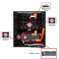 Nuevo BMS JK 300A V19 16s 51.2V 30KWh MB56, Caja de Batería Apilable para Montaje en Rack, para Celdas LiFePO4 de 3.2V 628Ah, Almacenamiento de Energía