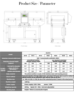 Toplu Katı Metal Dedektörü Konserve Ürün Metal Dedektörü Jöle ve Reçel Metal Dedektörü Malezya'da - Product Image 2
