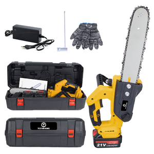 Motosierra de Litio sin Escobillas de Alta Potencia F FDLJ de 12 Pulgadas, Motosierra Inalámbrica Recargable de Una Mano, Sierra Portátil para Cortar Madera - Product Image 4
