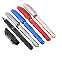 Stylos gel en plastique de 0,5 mm avec logo personnalisé, encre noire à écriture fluide, plusieurs couleurs, boîte cadeau pour cadeaux promotionnels de bureau