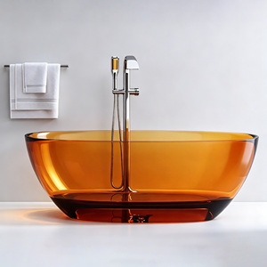 <span class=keywords><strong>Vasca</strong></span> <span class=keywords><strong>da</strong></span> <span class=keywords><strong>Bagno</strong></span> in Resina Cristallina Trasparente di Alta Qualità, Design Moderno con Varie Opzioni di Colore, Funzione Idromassaggio, Vendita all'Ingrosso - Product Image 1