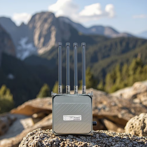 Cấp công nghiệp ngoài trời 5G Wifi 6 CPE Router với khe cắm thẻ Sim PoE điện ax3000 băng tần kép nước bằng chứng không dây Wifi Router - Product Image 1