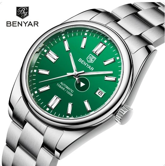 BENYAR 5185 Fashion Luxury Original Automatic Mechanical Watches Mens Style  Waterproof Wristwatch for Men Montre Relojes Homme