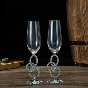 Verres à Vin en Cristal Calices Haut de Gamme Style Européen Fabrication et Vente en Gros pour Usage Domestique, Verres à Champagne - Product Image 2