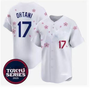 Nouveaux styles de maillots de baseball pour hommes, cousus, Takashi Murakami avec la série World Tour Tokyo 2025, maillots de baseball Shohei Ohtani Dodgers - Product Image 1