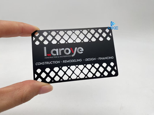 Mat siyah 0.5MM kalınlığında bakır iş altın metinler hediye çelik Metal kartlar - Product Image 3