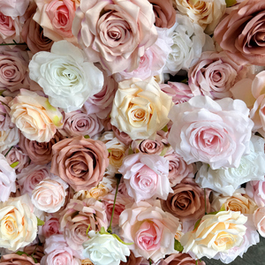 Parete di <span class=keywords><strong>rosa</strong></span> di seta a forma di cuore parete di fiori amore cuore sfondo finto per <span class=keywords><strong>la</strong></span> festa di nozze, asilo nido, camera bambina, casa - Product Image 5