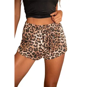 2021 New Women'S Shorts Hot Summer Casual Leopard Print Fashion Denim Shorts Female Leopard Print Casual Hot Pants