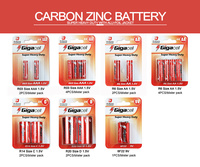 Haute Qualité Chine Usine Fournisseur R03P Zinc Carbone Batterie AAA UM-4 1.5v R03 Batteries