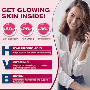 Péptidos <span class=keywords><strong>de</strong></span> Colágeno Múltiple <span class=keywords><strong>en</strong></span> Polvo, Probióticos, Ácido Hialurónico, Biotina, Múltiples Vitaminas, Apoya <span class=keywords><strong>la</strong></span> <span class=keywords><strong>Piel</strong></span>, las Uñas, las Articulaciones, el Sistema Inmunitario <span class=keywords><strong>en</strong></span> Adultos - Product Image 4