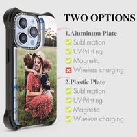 Coque de téléphone portable à transfert de chaleur personnalisée vierge coque de téléphone TPU magnétique 2D 3D à sublimation pour iPhone 16 15 14 13 Pro max