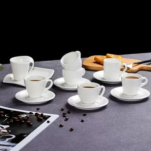 Juego <span class=keywords><strong>de</strong></span> tazas <span class=keywords><strong>de</strong></span> café turco Tazas con platillos-Juego <span class=keywords><strong>de</strong></span> espresso <span class=keywords><strong>de</strong></span> porcelana pequeño <span class=keywords><strong>de</strong></span> 2,7 oz-Ideal para servir café griego, Árabe - Product Image 5