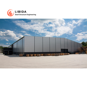 Индивидуальный современный промышленный дизайн сборный стальной каркас склад завод стальная конструкция сэндвич панели мастерская - Product Image 2