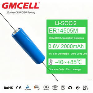 แบตเตอรี่ GMCELL ER14505M 3.6V 2000mAh ลิเธียม แบตเตอรี่แบบ High-Rate รองรับกระแสไฟฟ้าสูง สำหรับมิเตอร์ไฟฟ้า - Product Image 1