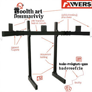 Support de sol personnalisé pour simulateur de course Sim Rig, pour écran simple/triple, support de moniteur, support de fixation pour écran TV, en alliage série 6063 - Product Image 3