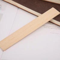 Règle en bois naturel 15 cm, règle droite pour étudiant, échelle métrique simple face, outil de mesure en bois pour l'école, le bureau, l'artisanat et le dessin