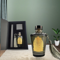 Rafraîchisseur d'air parfum de luxe parfum d'intérieur diffuseur de roseaux bouteille de parfum bâton de fibre diffuseur de roseaux