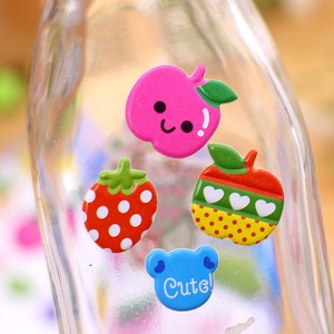 ZY2378C Autocollants 3D en PVC pour enfants coréens, autocollants de voiture, de camion, d'avion, de circulation, imperméables, dessins animés, anime, pour filles, garçons, enfants - Product Image 3